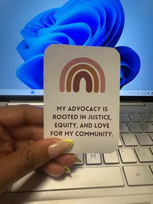 LaQuisha Anthony My advocacy is rooted in justice equity and love for my community